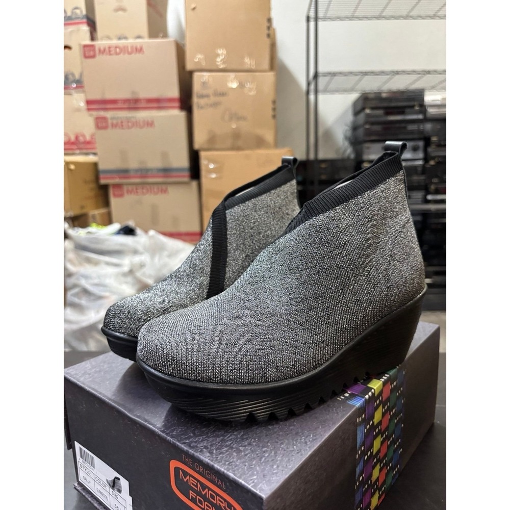Bernie mev sally gunmetal size 38 / us 7
